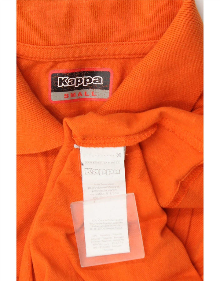 Polo Kappa Ragazzi 11-12 Small Arancione Cotone