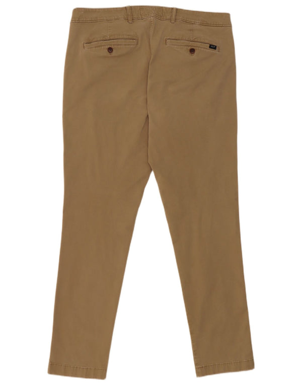 Pantaloni chino skinny da uomo Abercrombie & Fitch W34 L30 in cotone beige