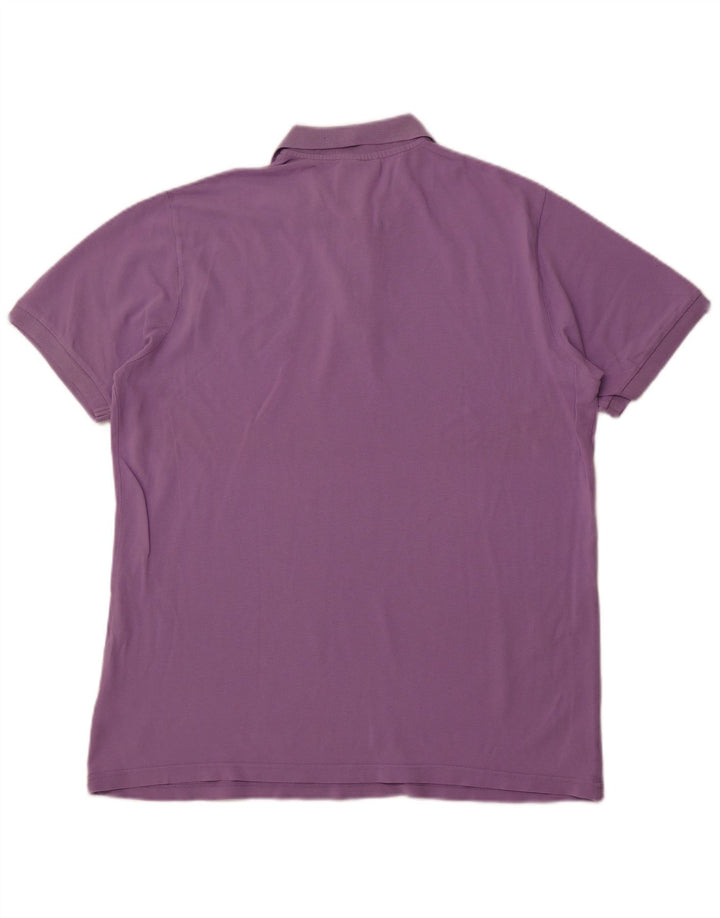 Polo KAPPA da uomo XL in cotone viola