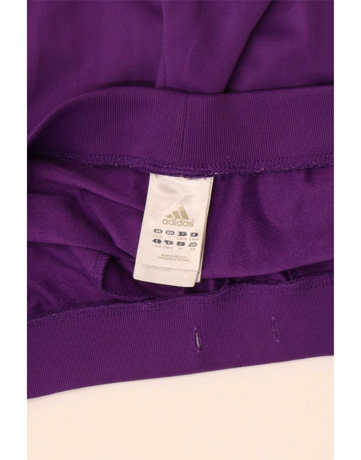 Pantaloni da tuta da donna Adidas UK 8/10 Small Viola Poliestere