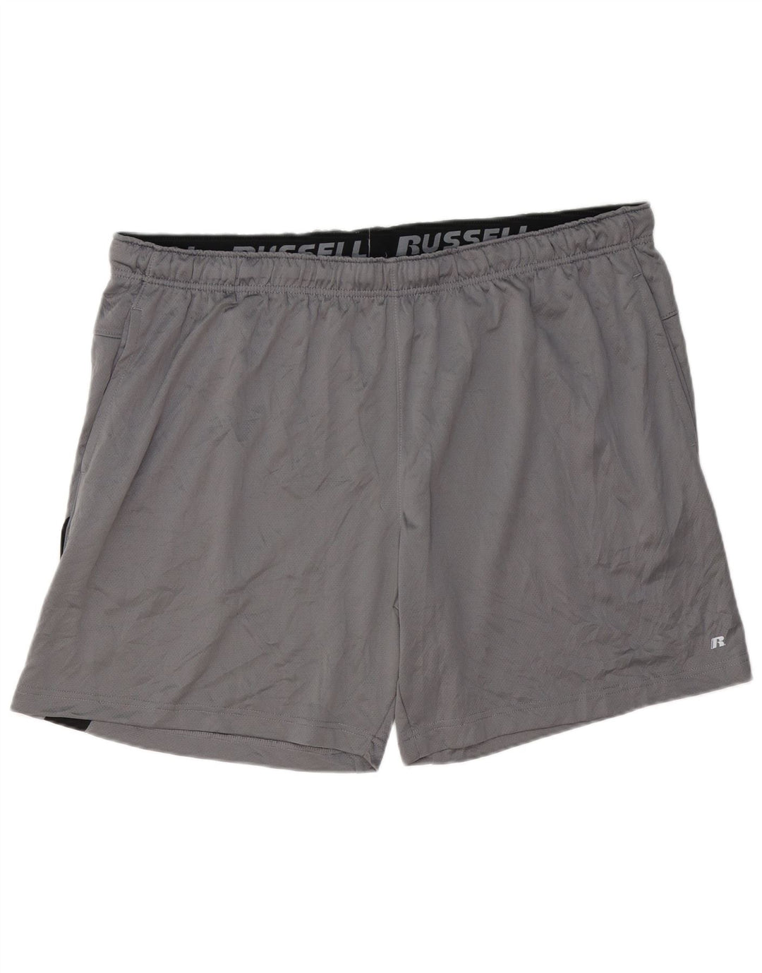 Pantaloncini sportivi da uomo RUSSELL ATHLETIC 3XL Poliestere color block grigio