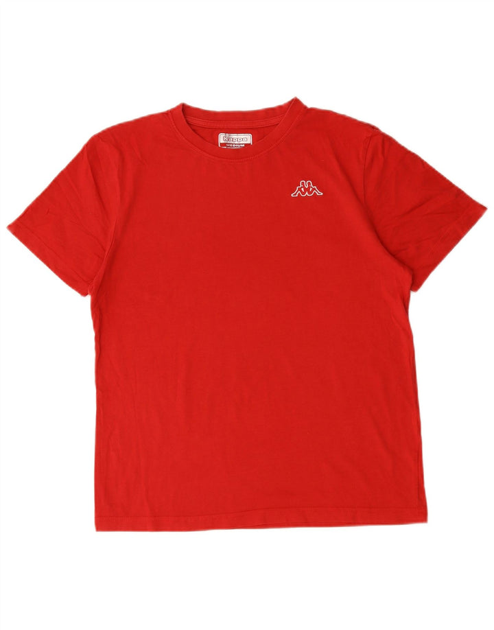 T-shirt da donna KAPPA Top UK 14 cotone rosso medio
