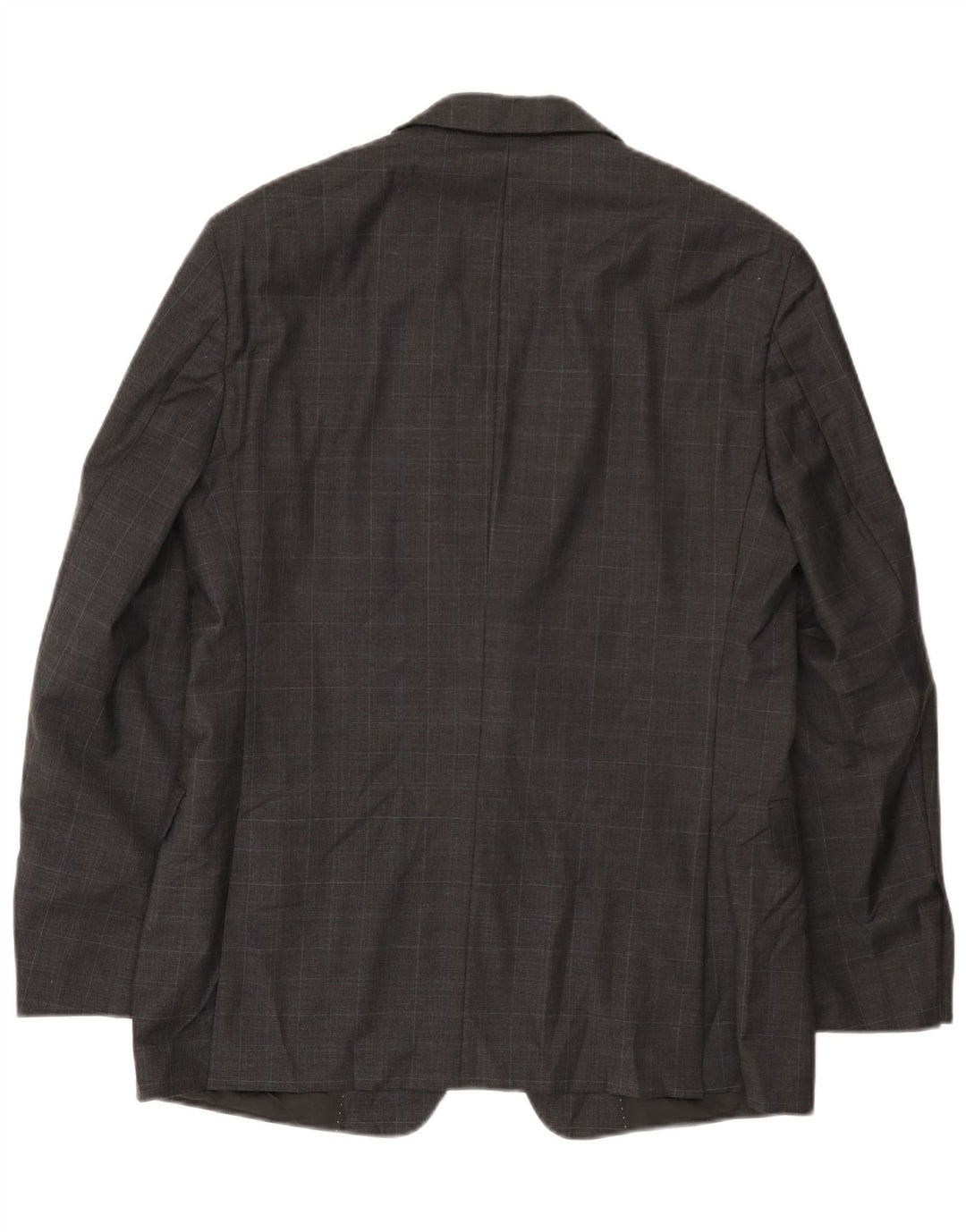 Giacca blazer a 2 bottoni da uomo Tommy Hilfiger UK 40 grande lana a quadri grigi