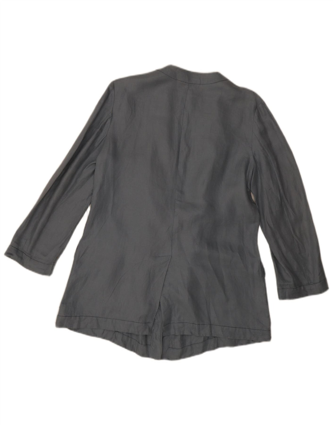 Giacca Blazer Donna Emporio Armani IT 42 Lino Blu Medio