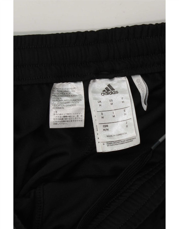 Pantaloncini sportivi da uomo Adidas medi neri in poliestere