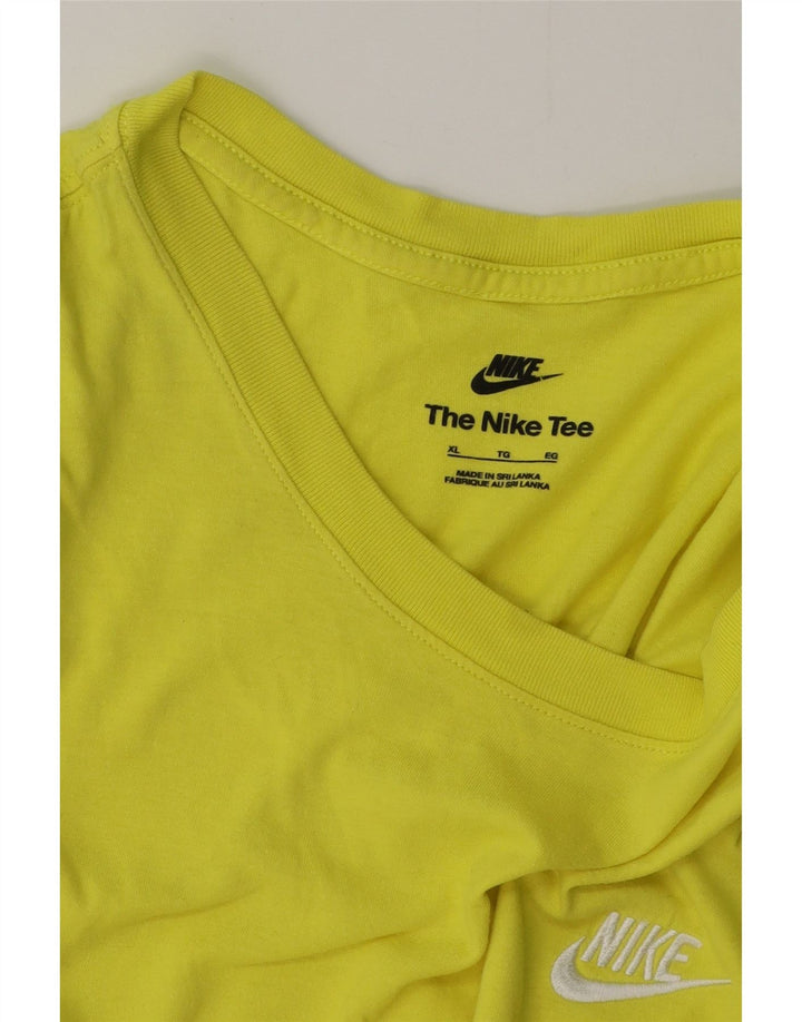 T-shirt da uomo NIKE Top XL verde cotone