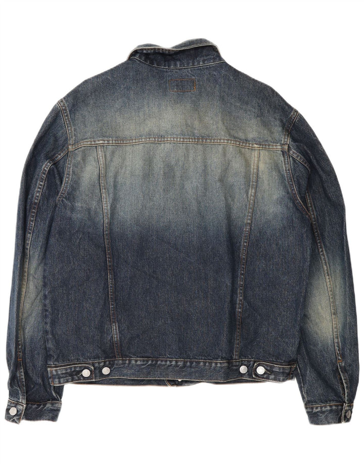 Giacca di jeans da uomo KEEGAN UK 42 XL Cotone blu
