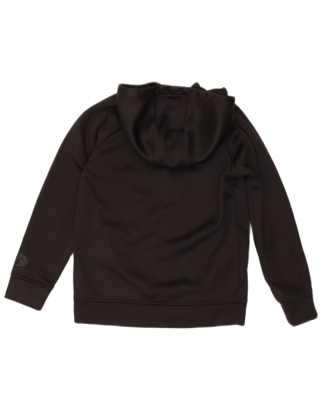 Maglione con cappuccio con zip grafica per ragazzi Animal 11-12 anni in poliestere nero