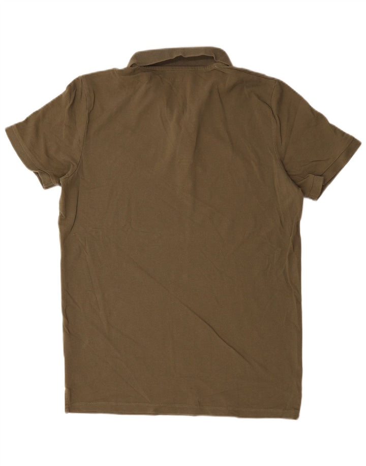 Polo da uomo Jack & Jones grande in cotone kaki
