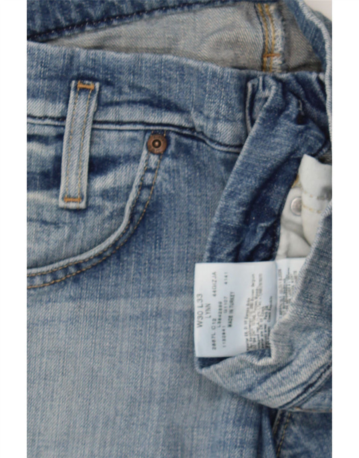 LEE Womens Lynn Straight Jeans W30 L30 Blue Cotton Vintage Lee and Second-Hand Lee from Messina Hembry 