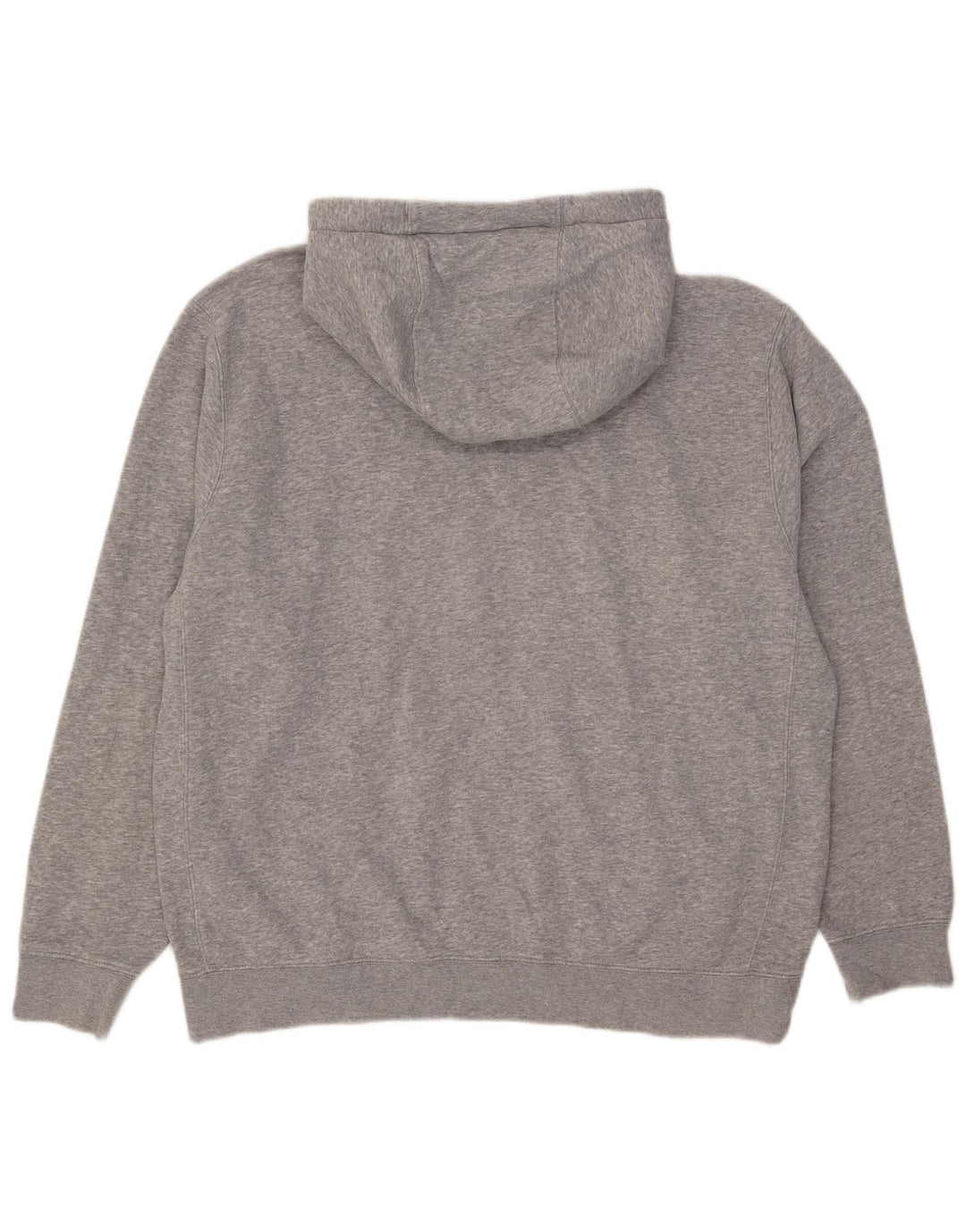 Felpa con cappuccio da uomo Nike Large in cotone chiazzato grigio