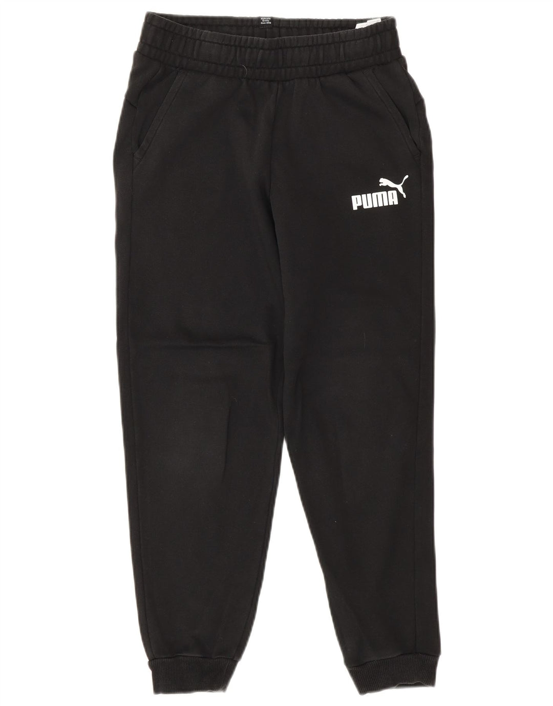 Pantaloni da tuta da ragazzo Puma Joggers 11-12 anni in cotone nero