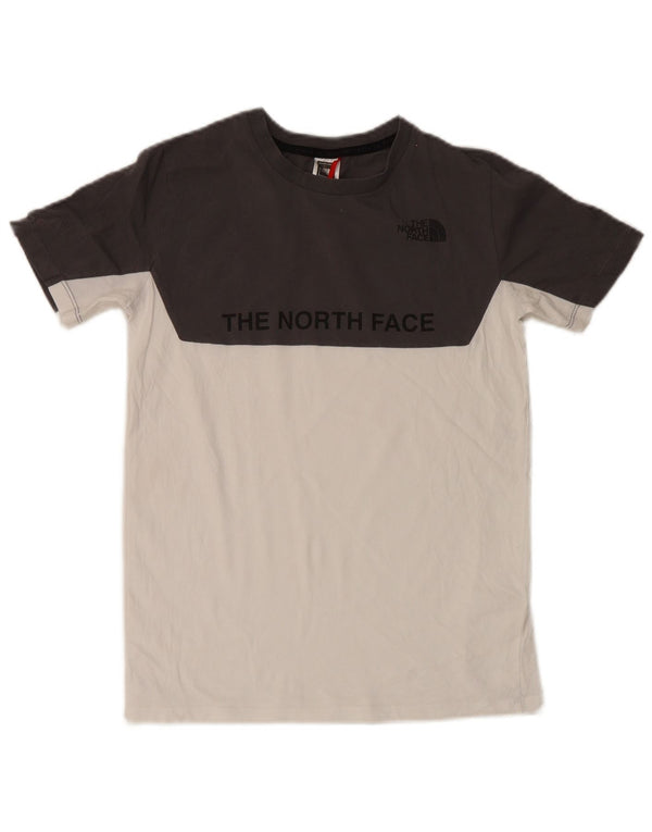 T-shirt grafica da ragazzo The North Face Top 14-15 anni XL Colorblock bianco