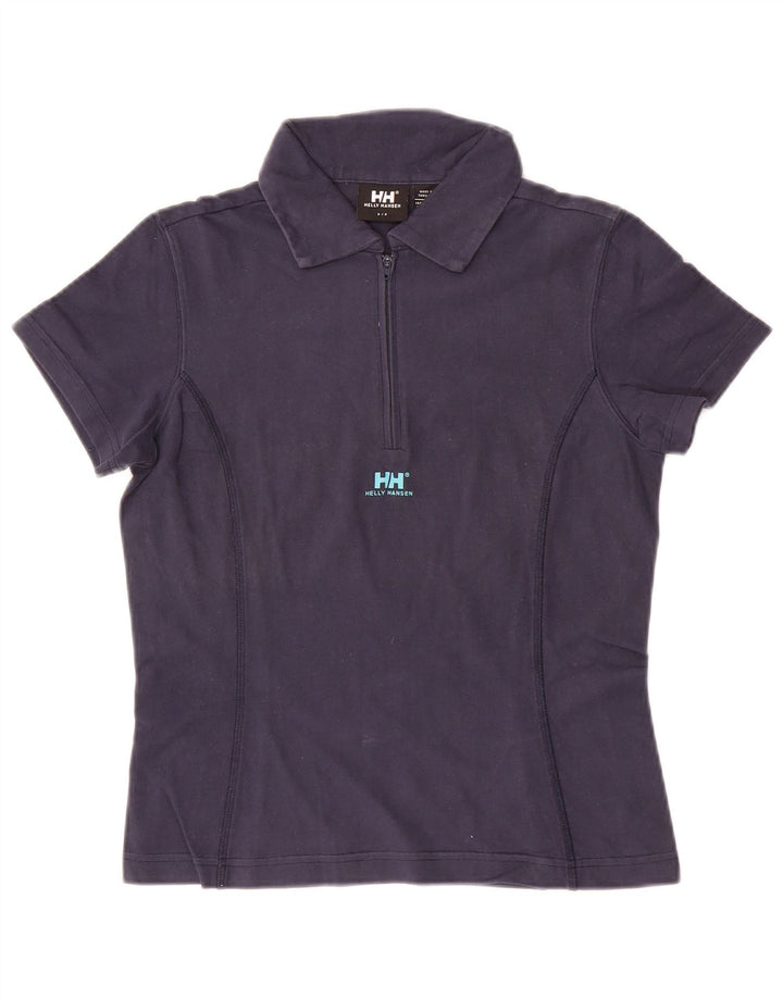 Polo da donna Helly Hansen UK 10 piccola in cotone blu navy