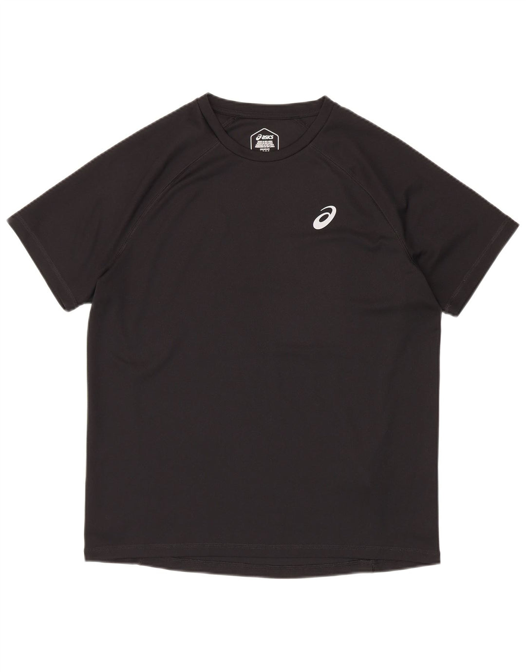 T-shirt da uomo Asics Top Large nera in poliestere