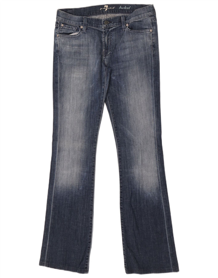 Jeans bootcut da donna 7 For All Mankind W28 L33 cotone blu
