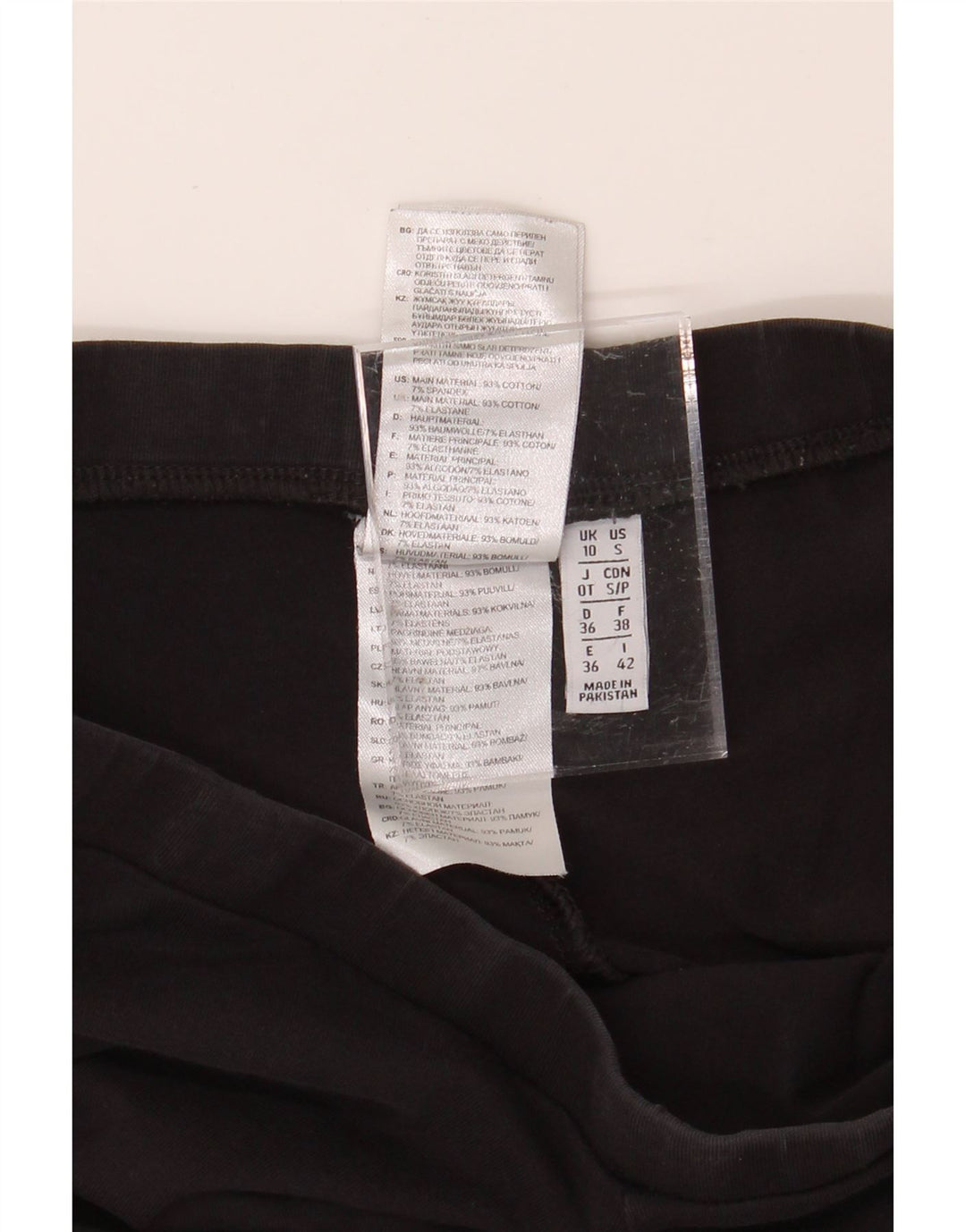 ADIDAS Womens Graphic Leggings UK 10 Small  Black Cotton Vintage Adidas and Second-Hand Adidas from Messina Hembry 