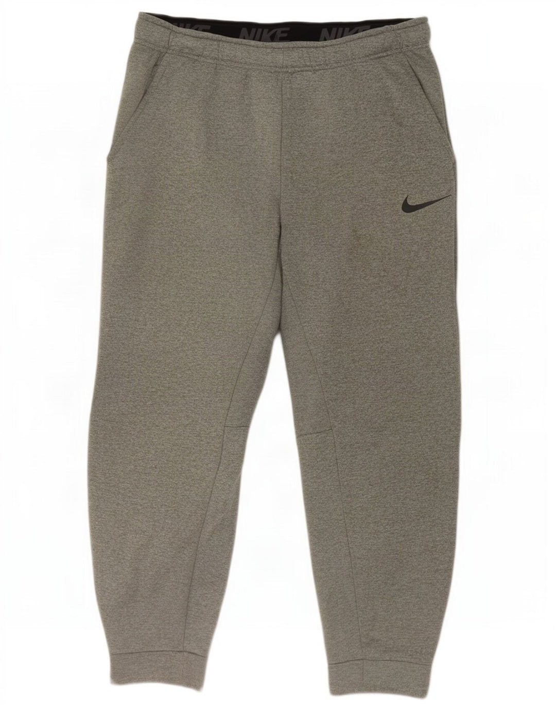Pantaloni da tuta Nike Dri Fit da uomo, pantaloni da jogging, grandi, in poliestere grigio