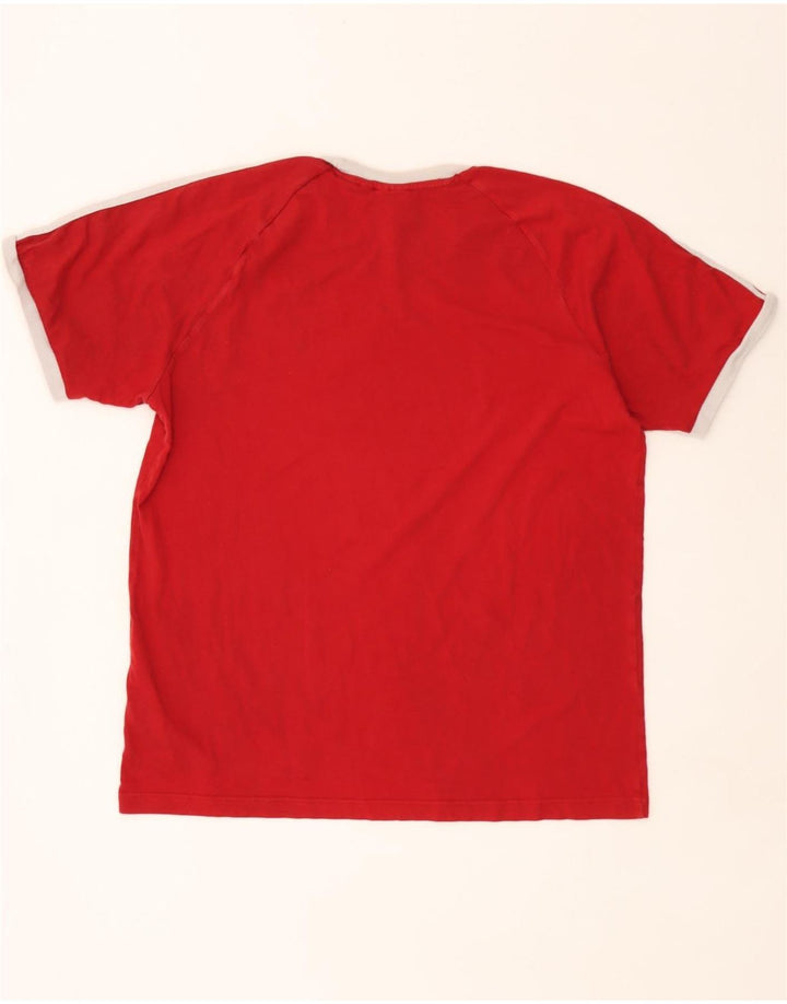 T-shirt da uomo Adidas Top XL rossa in cotone