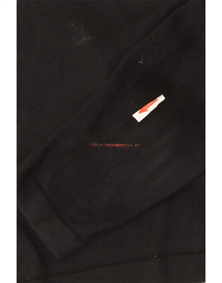 Maglione cardigan corto da donna Marks & Spencer UK 12 viscosa nera media