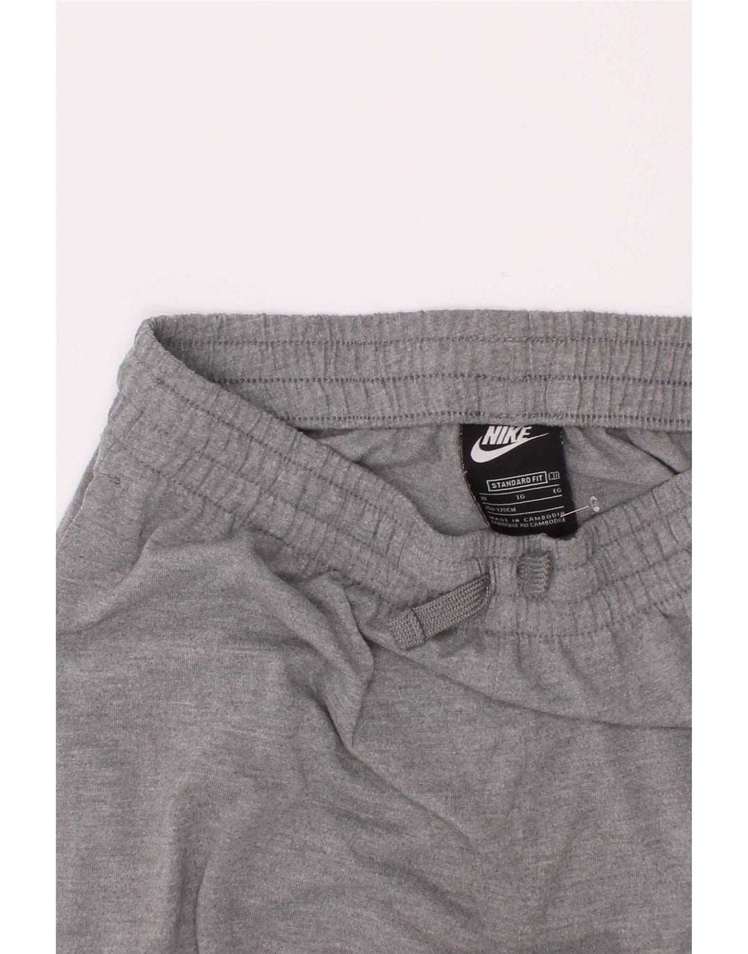 Pantaloncini sportivi Nike da ragazzo vestibilità standard 13-14 anni XL poliestere grigio