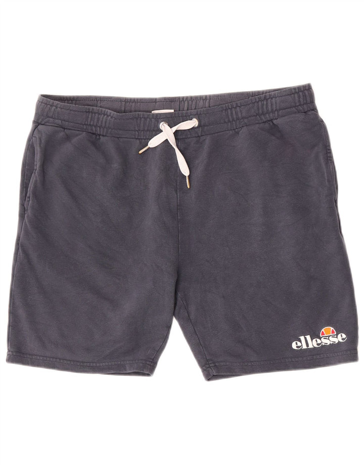 Pantaloncini sportivi da uomo Ellesse medio cotone blu navy