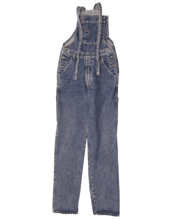 Salopette vintage da donna Jeans W29 L33 in cotone blu