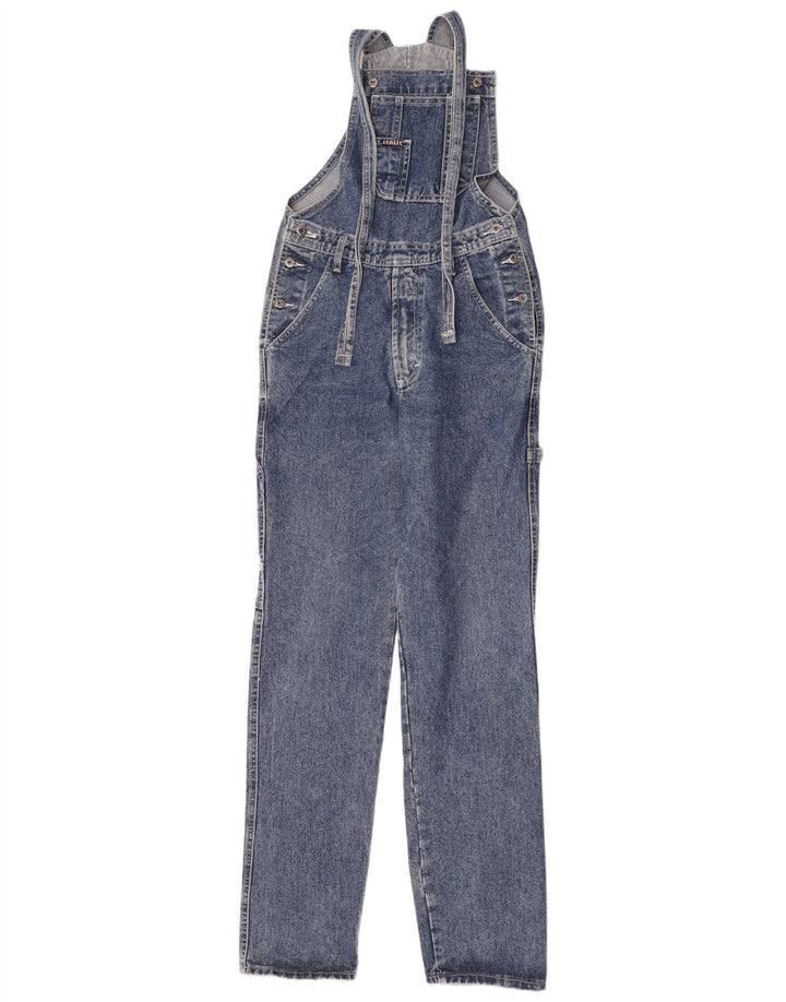 Salopette vintage da donna Jeans W29 L33 in cotone blu