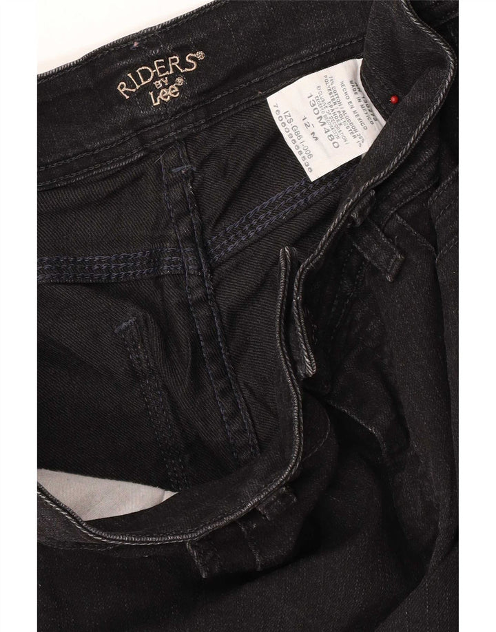 Jeans Lee Riders Bootcut da donna US 12 Large W32 L21 Cotone nero