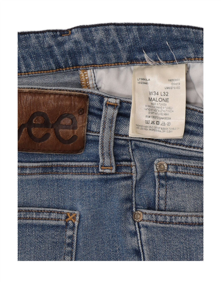 LEE Mens Malone Skinny Jeans W34 L32 Blue Cotton Vintage Lee and Second-Hand Lee from Messina Hembry 