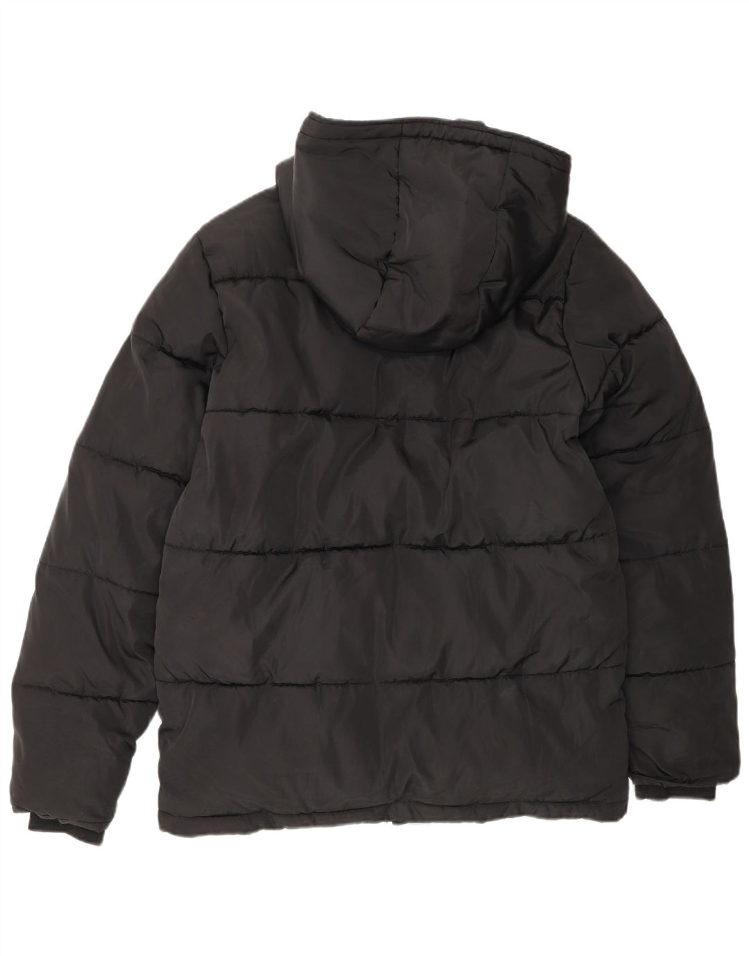 Giacca imbottita con cappuccio Lyle & Scott da ragazzo 14-15 anni in poliestere nero