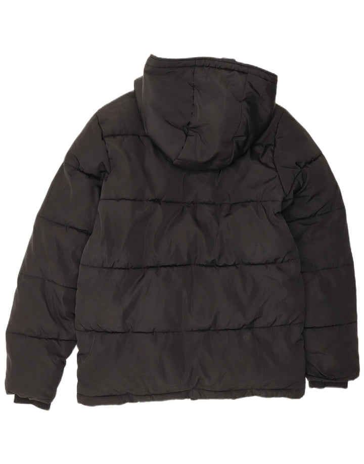 Giacca imbottita con cappuccio Lyle & Scott da ragazzo 14-15 anni in poliestere nero