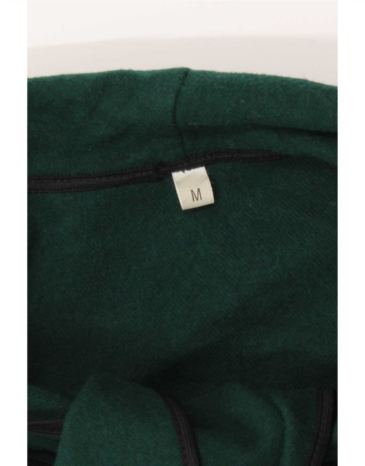 Vintage Womens Front Tie Capelet Coat UK 14 Medium Green