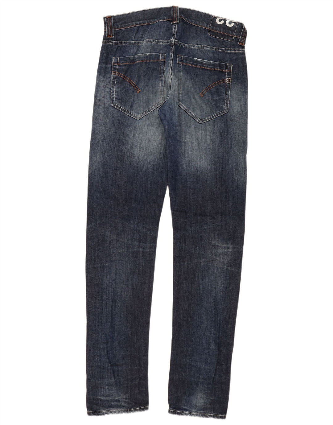 Jeans dritti da uomo DONDUP W33 L33 in cotone blu navy