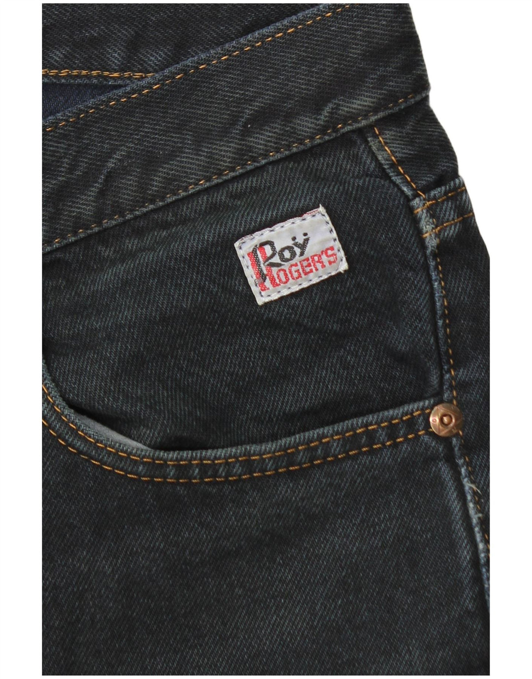 Jeans dritti da uomo Roy Rogers W30 L28 Blu navy