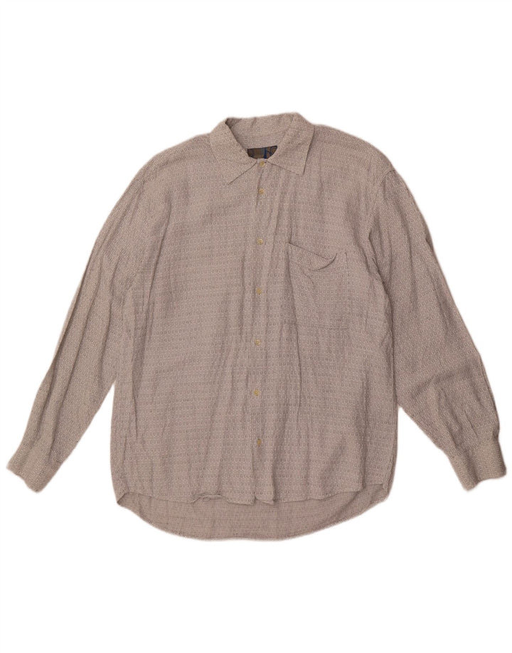 Camicia da uomo Mac Fashion a righe grigio medio