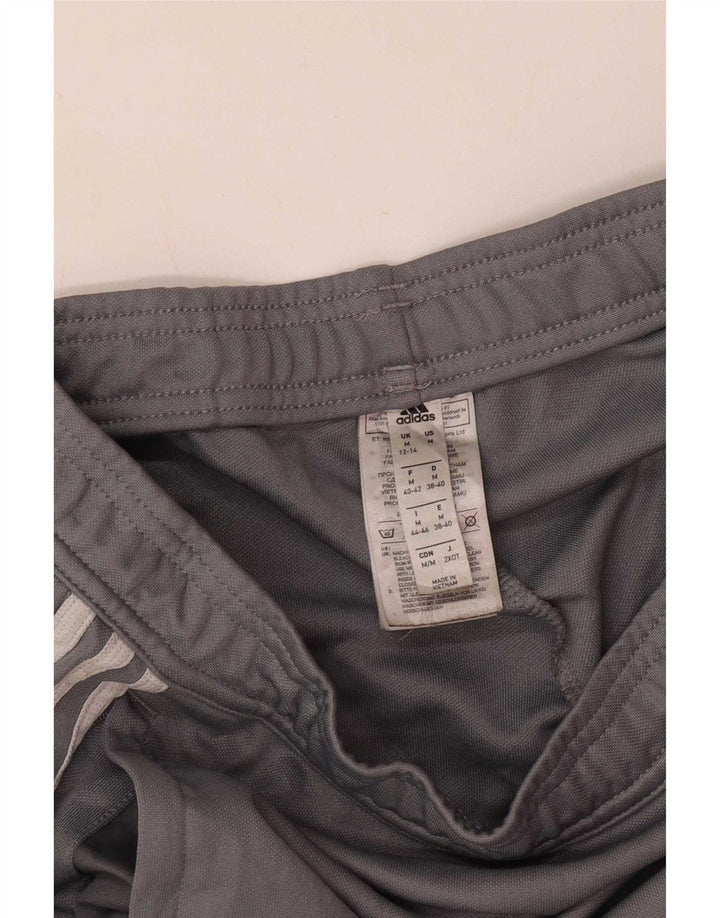 Pantaloni da tuta da donna Adidas UK 12/14 Poliestere grigio medio