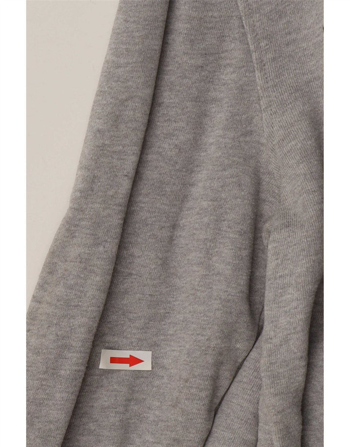 Tommy Hilfiger Felpa grafica da uomo Maglione piccolo cotone chiazzato grigio