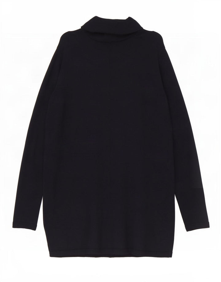 Maglione cardigan aperto da donna Zara UK 12 blu navy medio