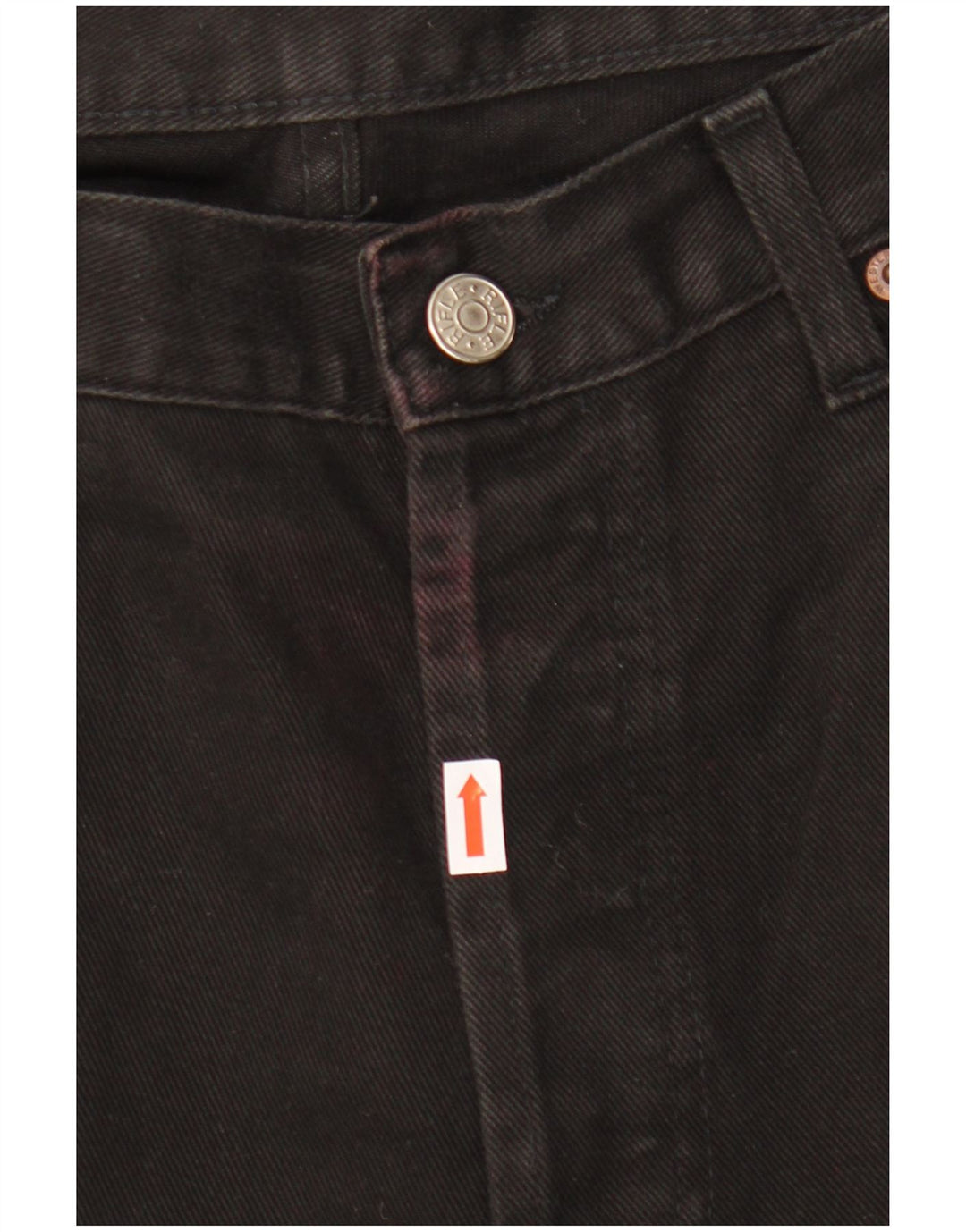 Jeans dritti da donna Rifle W36 L34 cotone nero