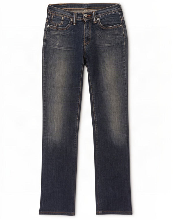 Jeans dritti da donna Levi's W28 L34 cotone blu