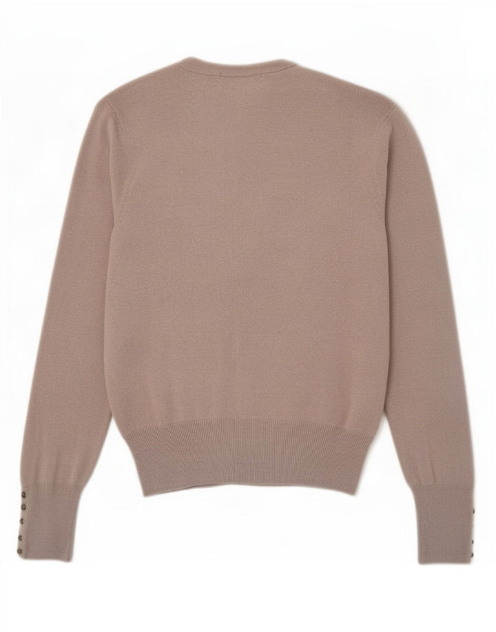 Maglione cardigan da donna Marks & Spencer UK 12 Viscosa grigio medio