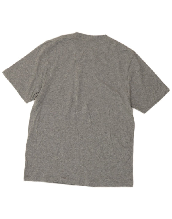 Nike Mens T-Shirt Top UK 36/38 Small Grey Flecked Cotton