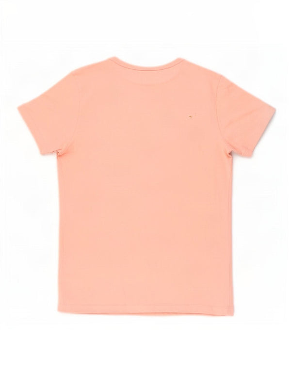 T-shirt grafica da donna Champion Top UK 10 piccola in cotone rosa