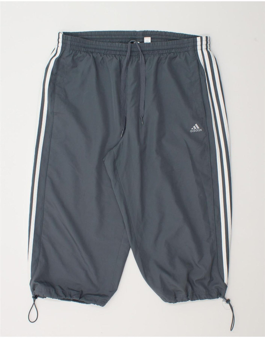 Pantaloni da tuta Adidas Capri da uomo XL poliestere grigio