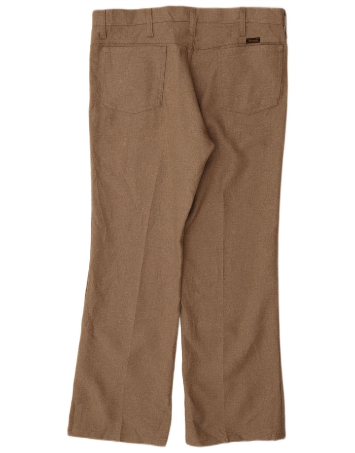 Pantaloni casual dritti da uomo Wrangler W36 L29 Poliestere beige