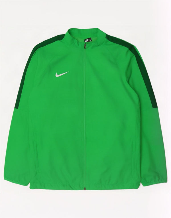 Giacca da tuta da uomo Nike Dri Fit 2XL poliestere color block verde