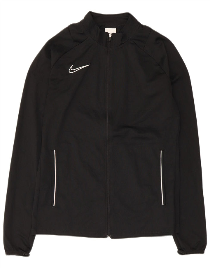 Giacca da tuta da donna Nike Dri Fit Top Jacket UK 12 Medium Nero Poliestere