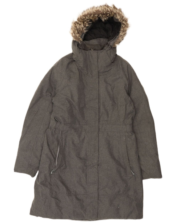Cappotto imbottito con cappuccio da donna The North Face UK 16 Large Grigio Poliestere