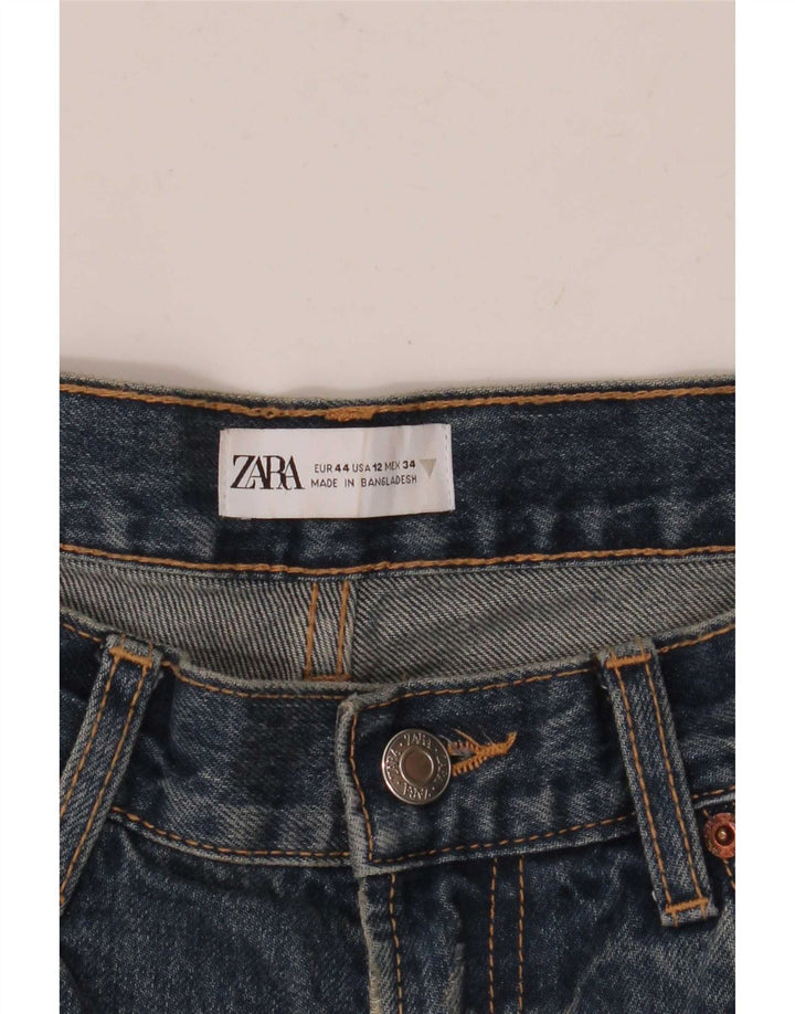 Jeans dritti da donna Zara EU 44 XL W34 L32 Blu